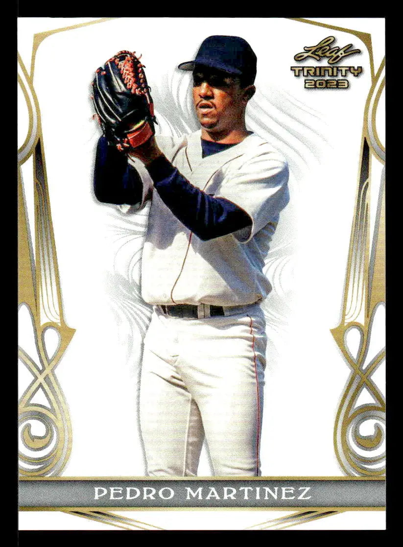 2023 Leaf Trinity #42 Pedro Martinez - Baseball Card Single