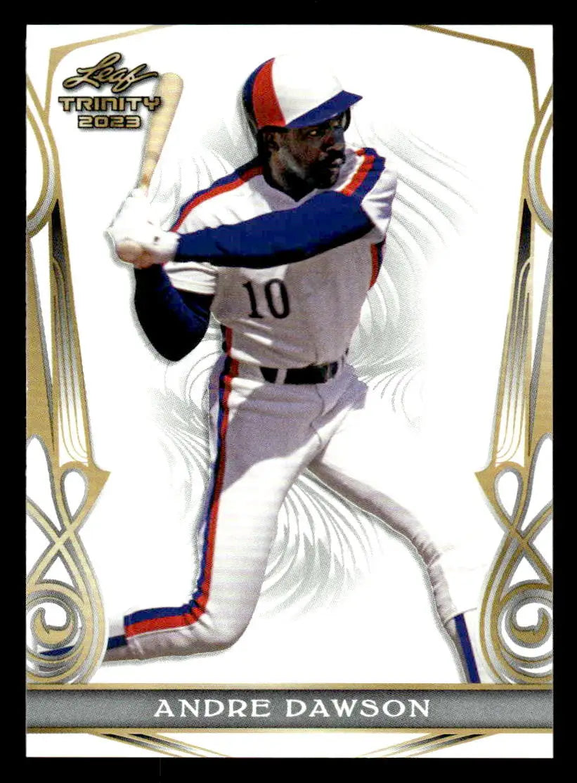 2023 Leaf Trinity #5 Andre Dawson - Baseball Card Single