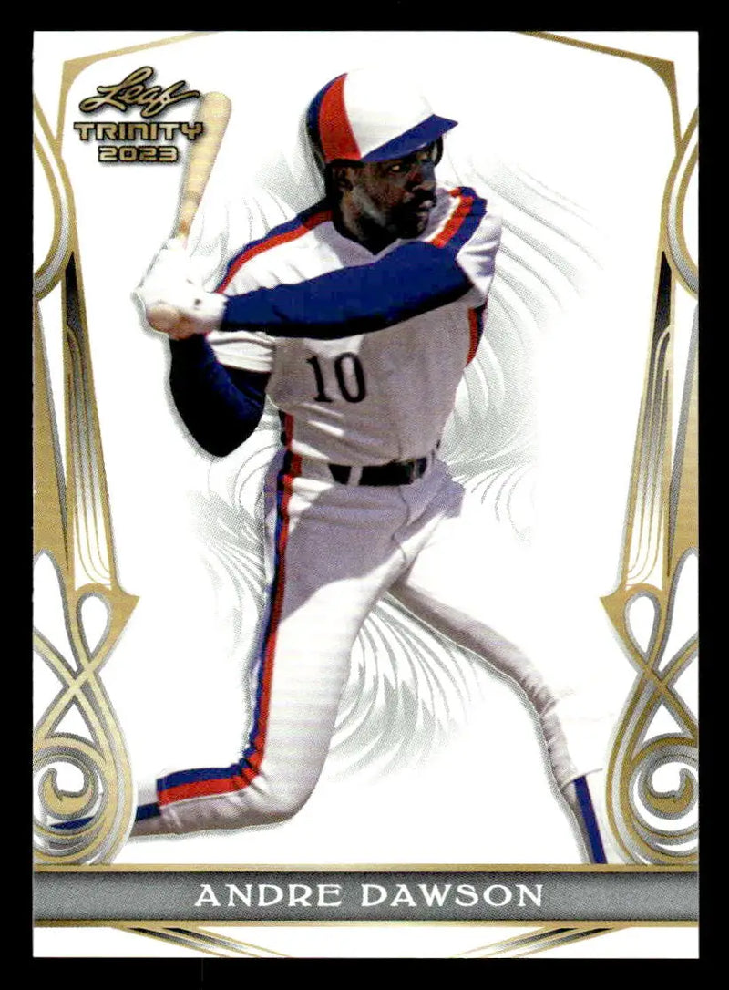 2023 Leaf Trinity #5 Andre Dawson - Baseball Card Single