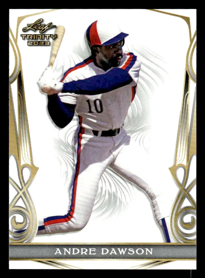 2023 Leaf Trinity #5 Andre Dawson - Baseball Card Single