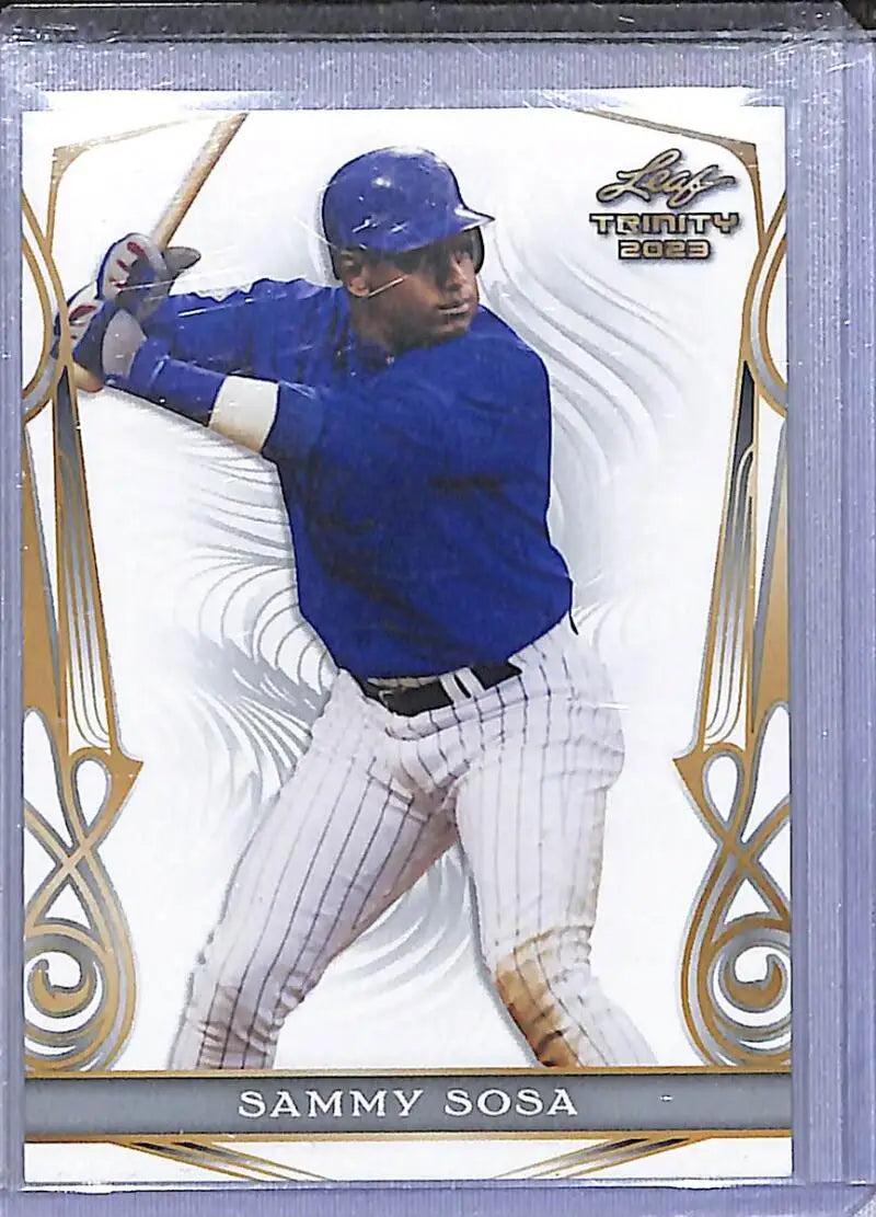2023 Leaf Trinity #52 Sammy Sosa NM-MT - Baseball Card Single