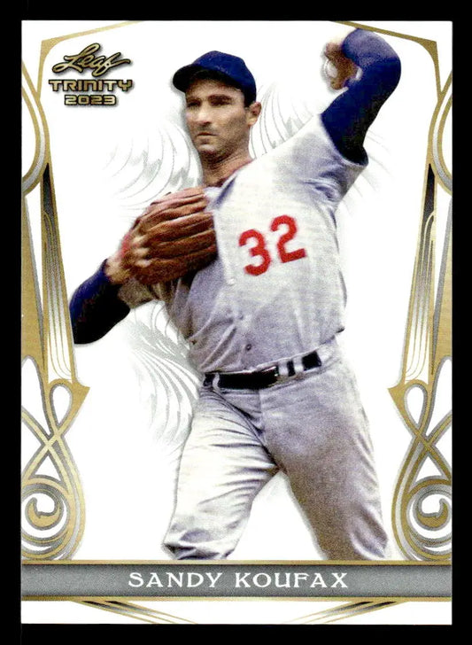 2023 Leaf Trinity #53 Sandy Koufax - Baseball Card Single