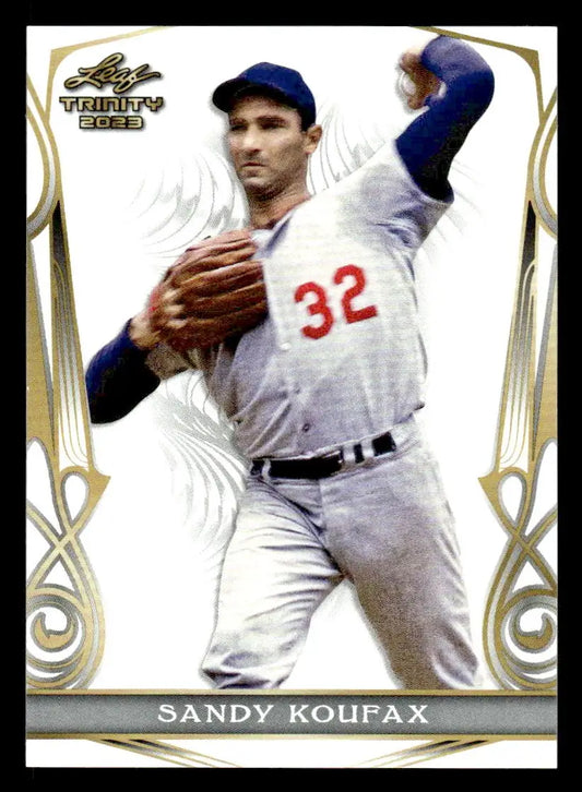 2023 Leaf Trinity #53 Sandy Koufax - Baseball Card Single