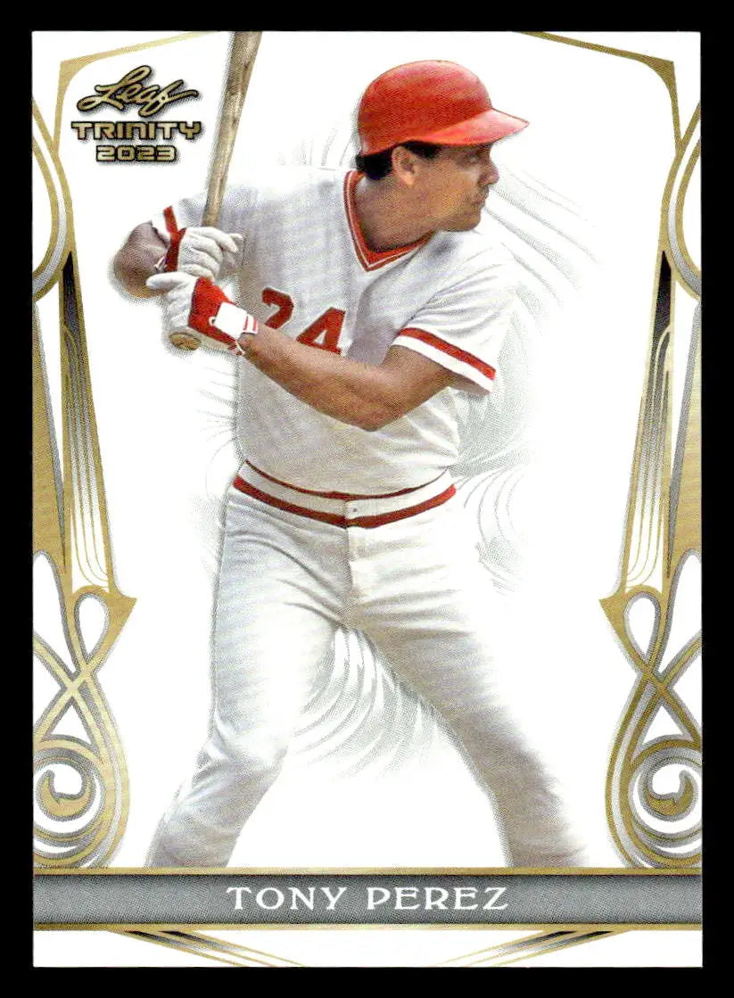 2023 Leaf Trinity #61 Tony Perez - Baseball Card Single