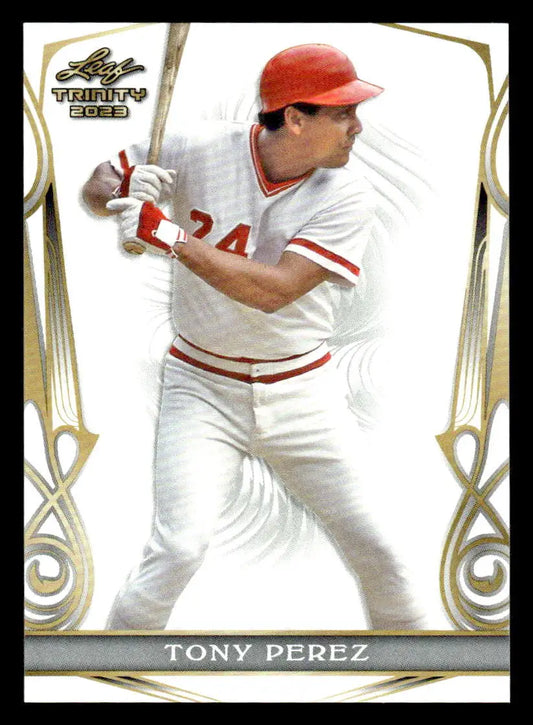 2023 Leaf Trinity #61 Tony Perez - Baseball Card Single