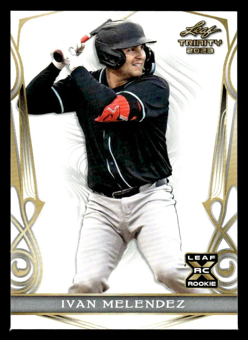 2023 Leaf Trinity #71 Ivan Melendez - Baseball Card Single