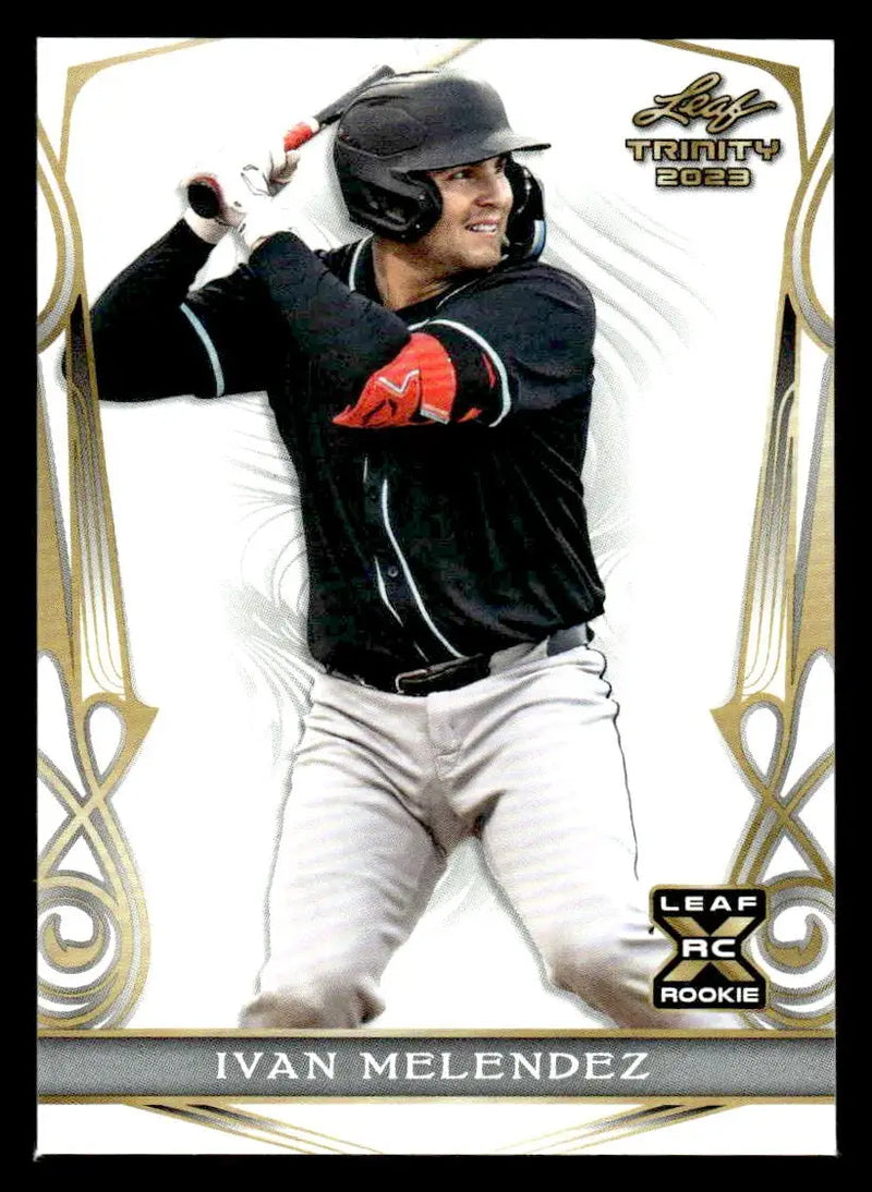 2023 Leaf Trinity #71 Ivan Melendez - Baseball Card Single