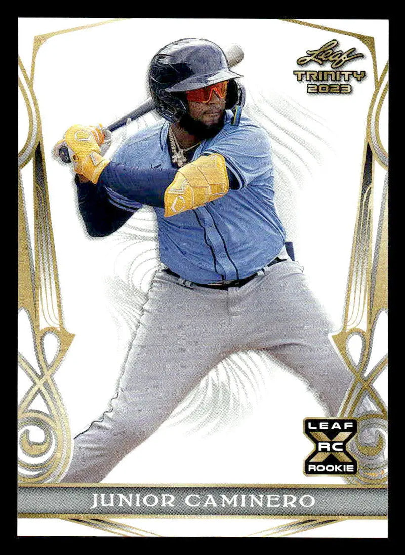 2023 Leaf Trinity #72 Junior Caminero - Baseball Card Single