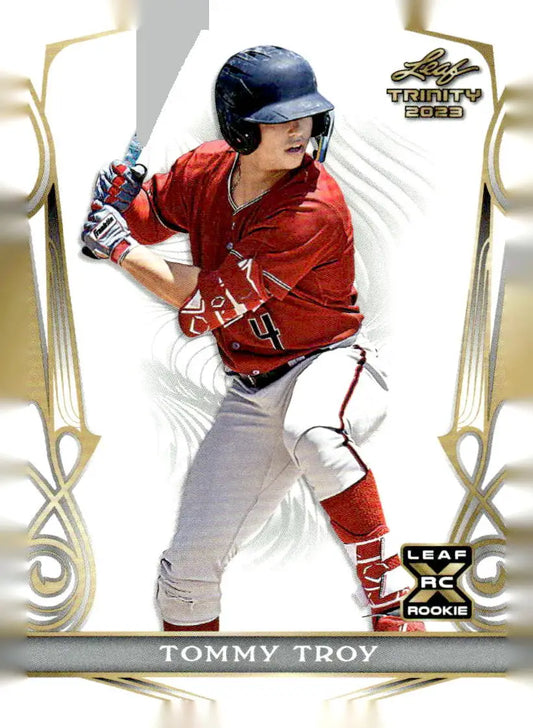 2023 Leaf Trinity #79 Tommy Troy - Baseball Card Single