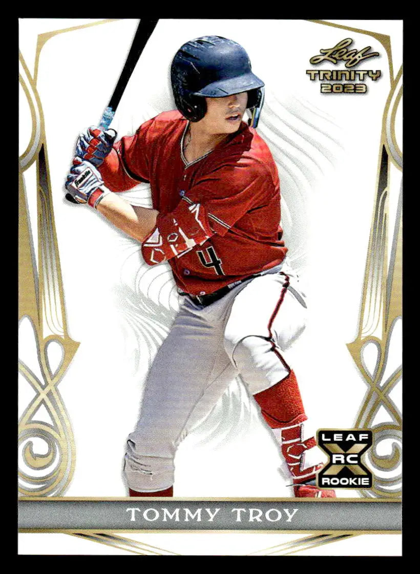 2023 Leaf Trinity #79 Tommy Troy - Baseball Card Single