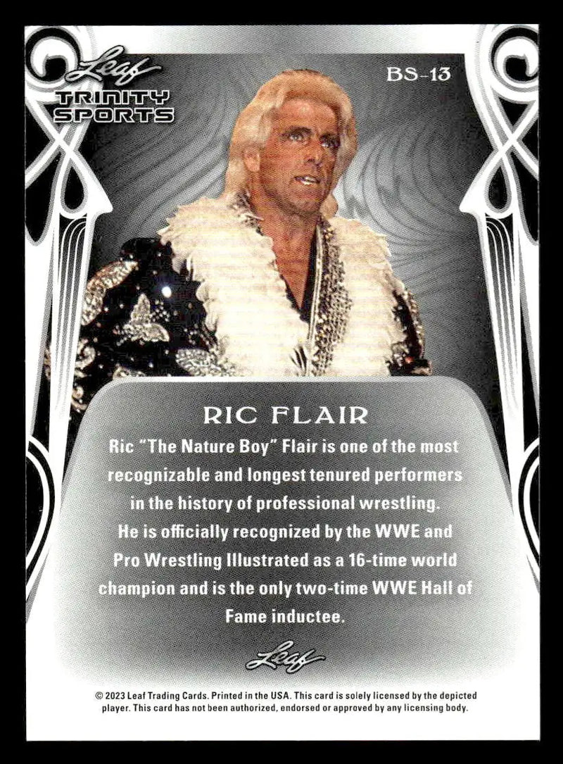 2023 Leaf Trinity #BS-13 Ric Flair Base Sports - Wrestling Card Single