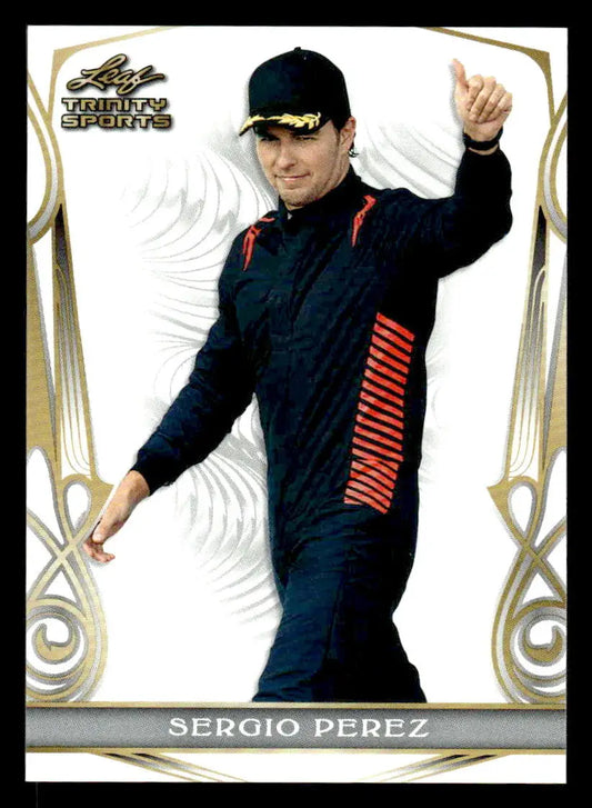 2023 Leaf Trinity #BS-15 Sergio Perez Base Sports - Racing Card Single