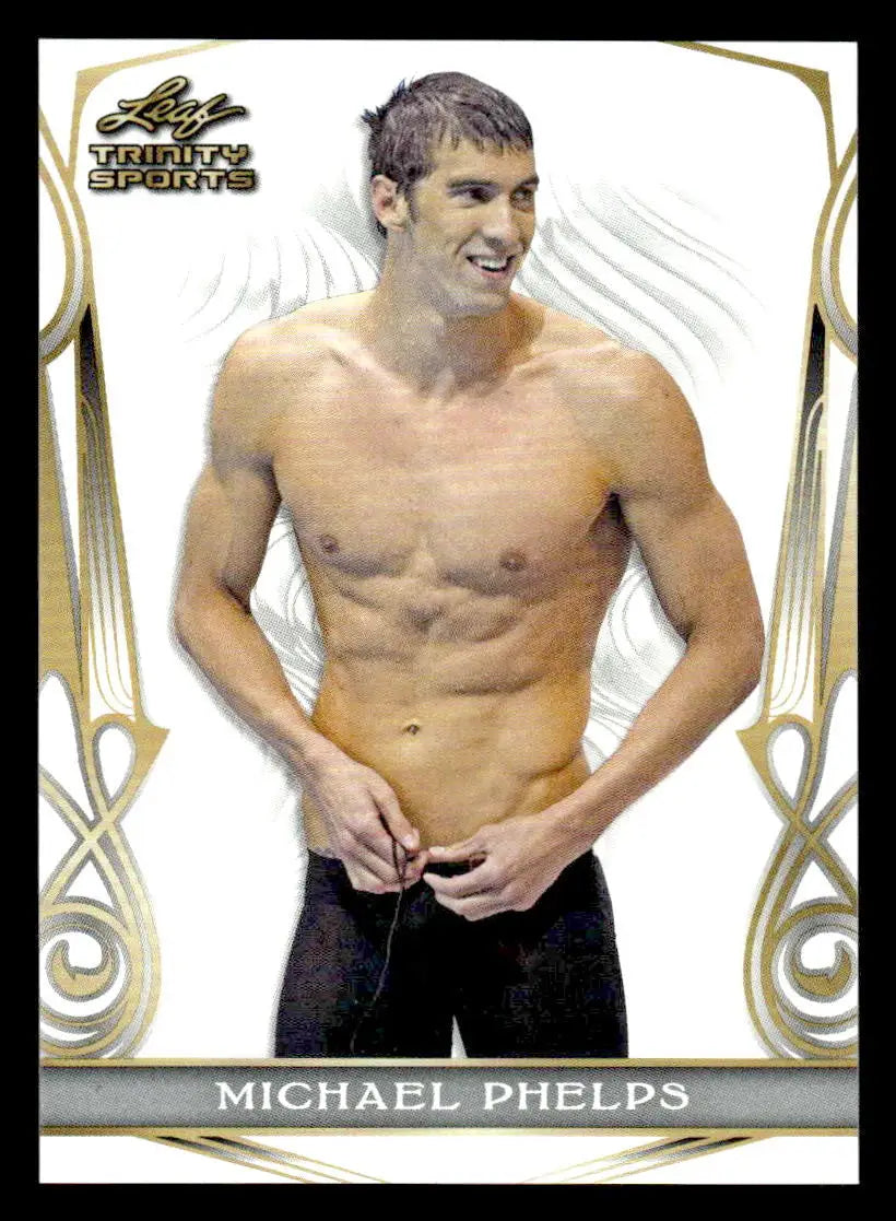 2023 Leaf Trinity #BS-9 Michael Phelps Base Sports - Other