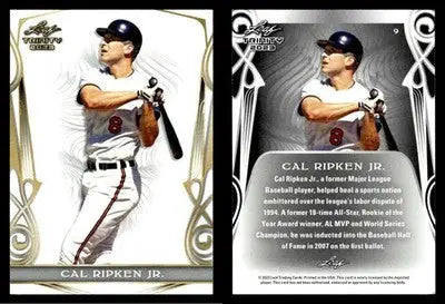 2023 Leaf Trinity CAL RIPKEN JR. #9 HOF [Base] Baltimore Orioles HOF