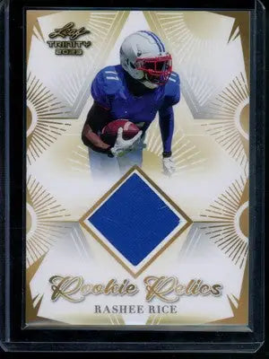 2023 Leaf Trinity Rookie Relics Rashee Rice #RR-30 Player-worn memorabilia - Other