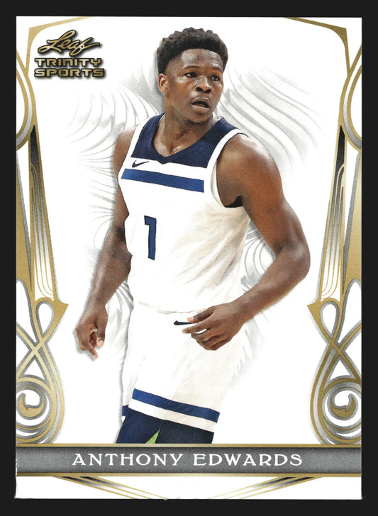 2023 Leaf Trinity Sports Anthony Edwards #BS-1 Minnesota Timberwolves - Basketball Card Single