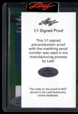 2023 Leaf Vivid Brooks Lee 1/1 RC Baseball - Baseball Card Single