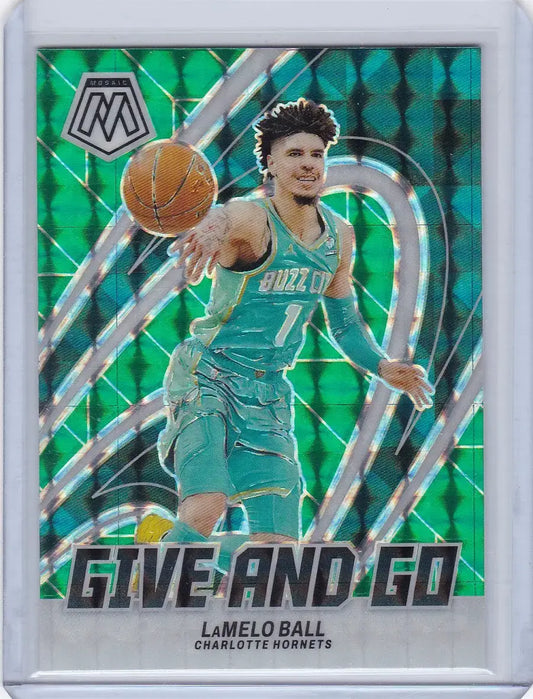 2023 MOSAIC #13 LAMELO BALL- CHARLOTTE HORNETS - Basketball Card Single
