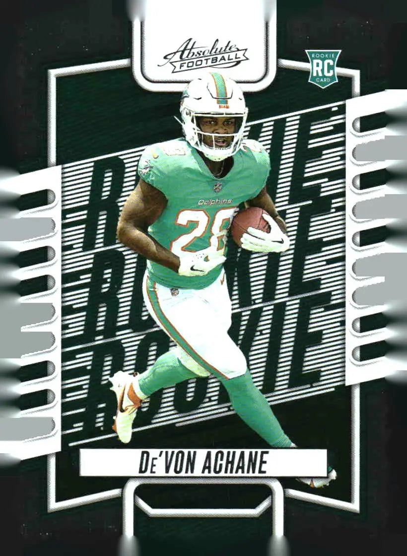 2023 Panini Absolute #130 De’Von Achane Retail - Football Card Single