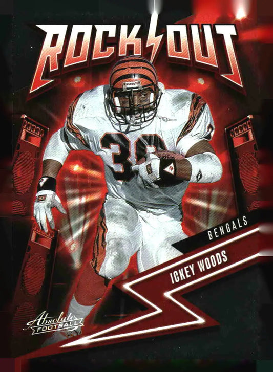 2023 Panini Absolute #14 Ickey Woods Rock