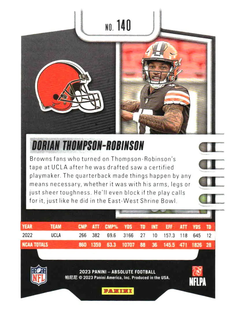 2023 Panini Absolute #140 Dorian Thompson-Robinson Retail - Football Card Single