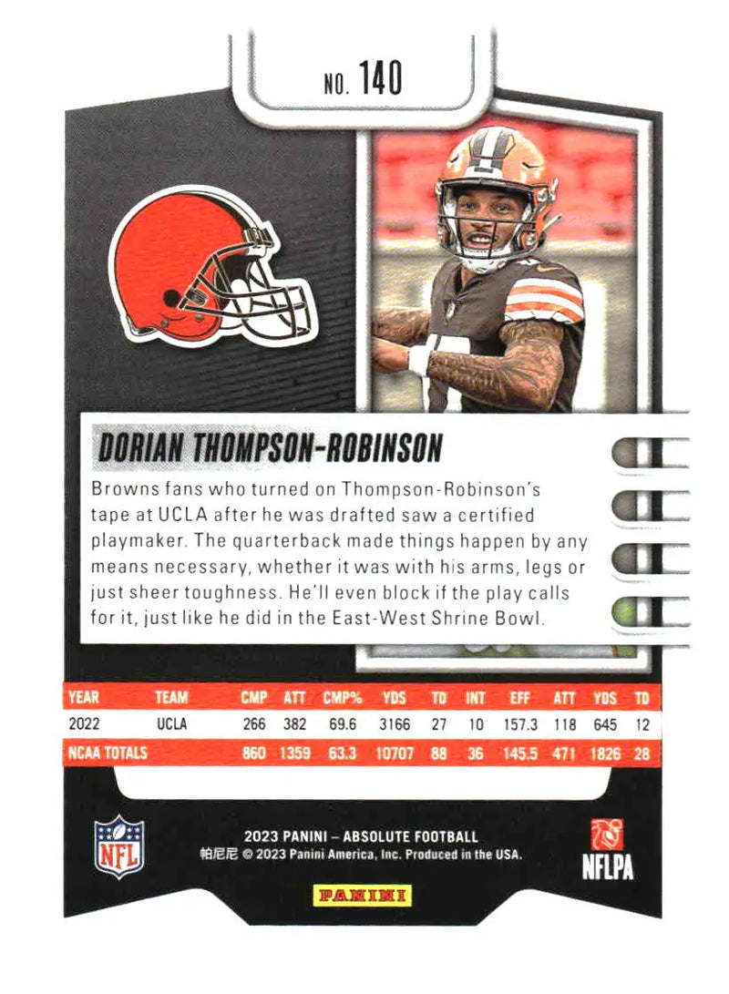 2023 Panini Absolute #140 Dorian Thompson-Robinson Retail - Football Card Single