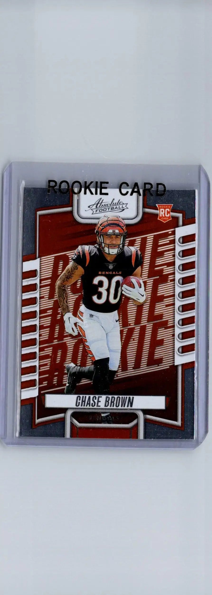 2023 Panini Absolute #142 Chase Brown Blue - Football Card Single