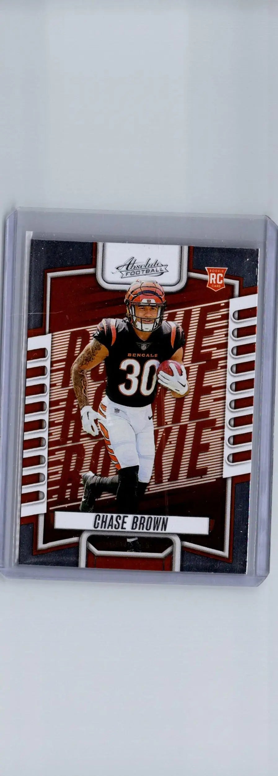 2023 Panini Absolute #142 Chase Brown Orange - Football Card Single