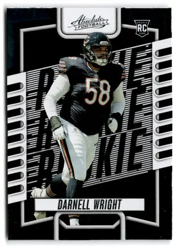 2023 Panini Absolute #148 Darnell Wright NM-MT RC Rookie Bears ID:67750 - Football Card Single