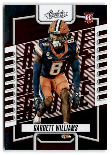 2023 Panini Absolute #179 Garrett Williams NM-MT RC Rookie Cardinals ID:67755 - Football Card Single
