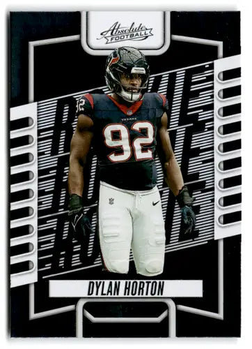 2023 Panini Absolute #193 Dylan Horton NM-MT RC Rookie Texans ID:67758 - Football Card Single