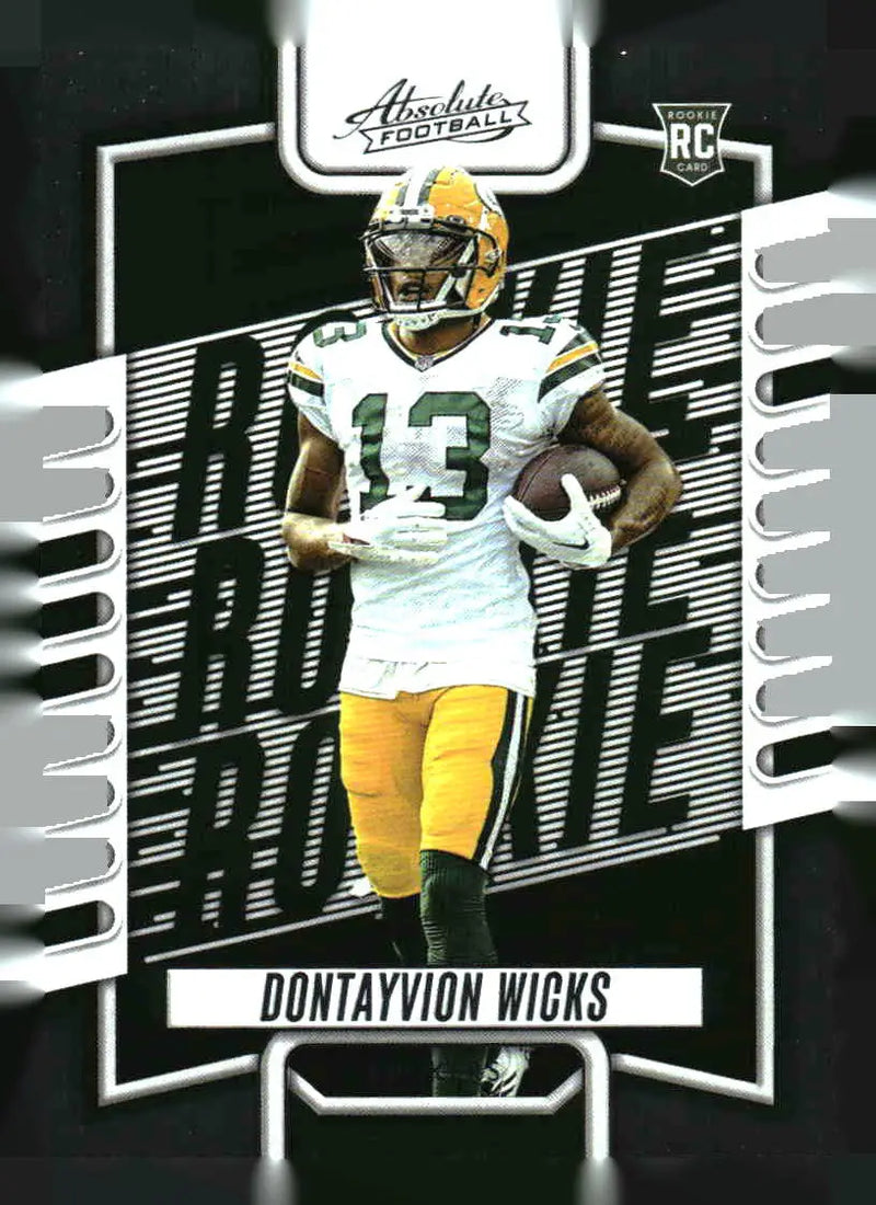 2023 Panini Absolute #199 Dontayvion Wicks Retail - Football Card Single