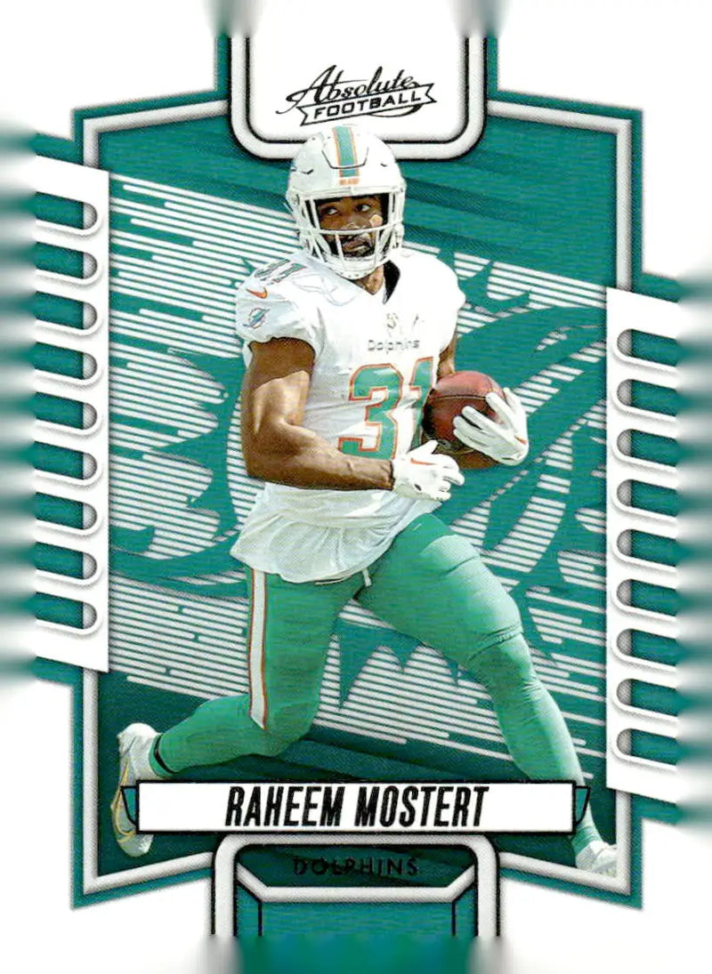 2023 Panini Absolute #40 Raheem Mostert Retail Miami Dolphins - Football Card Single