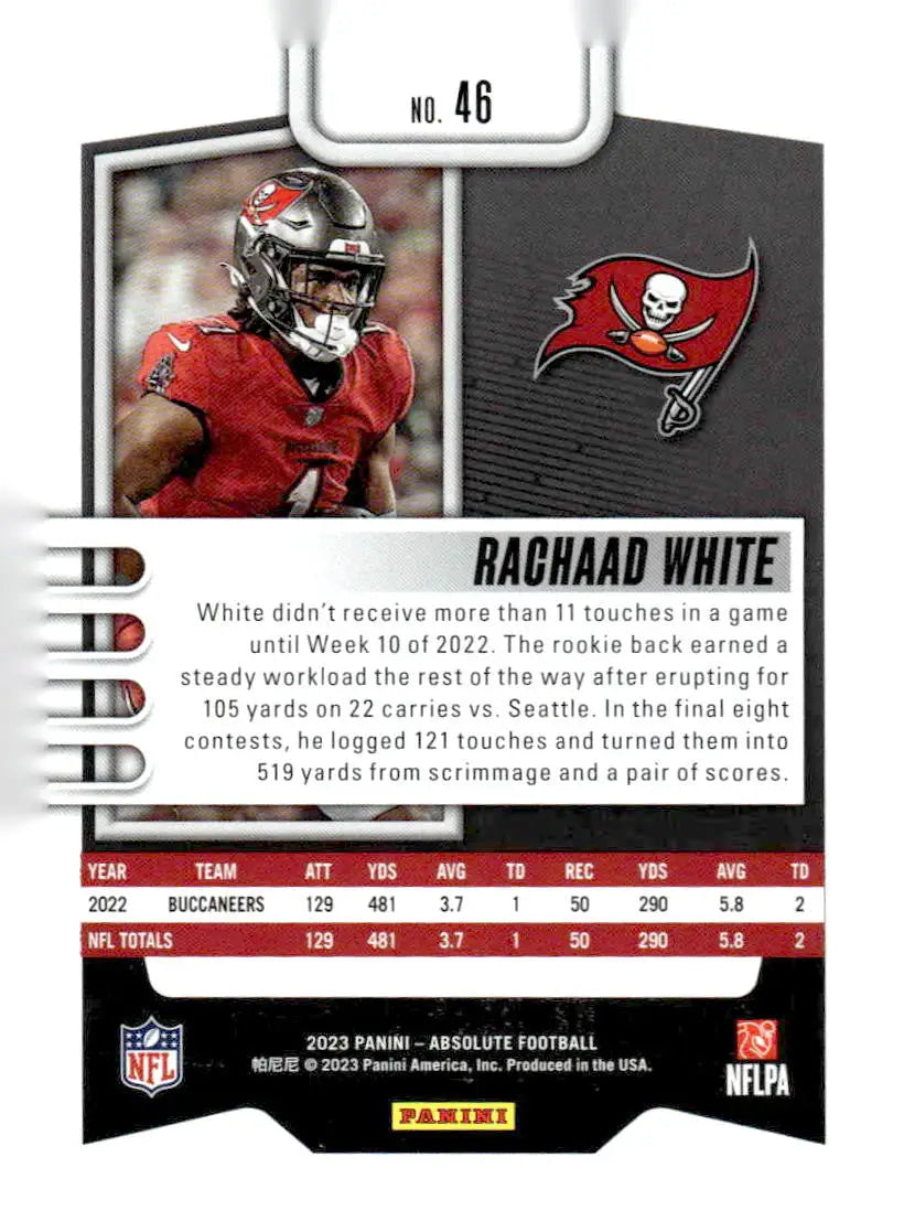 2023 Panini Absolute #46 Rachaad White Retail - Football Card Single
