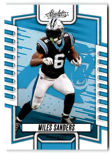 2023 Panini Absolute #48 Miles Sanders NM-MT Panthers ID:67719 - Football Card Single