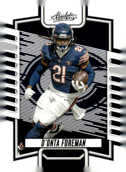 2023 Panini Absolute #62 D’Onta Foreman Retail - Football Card Single
