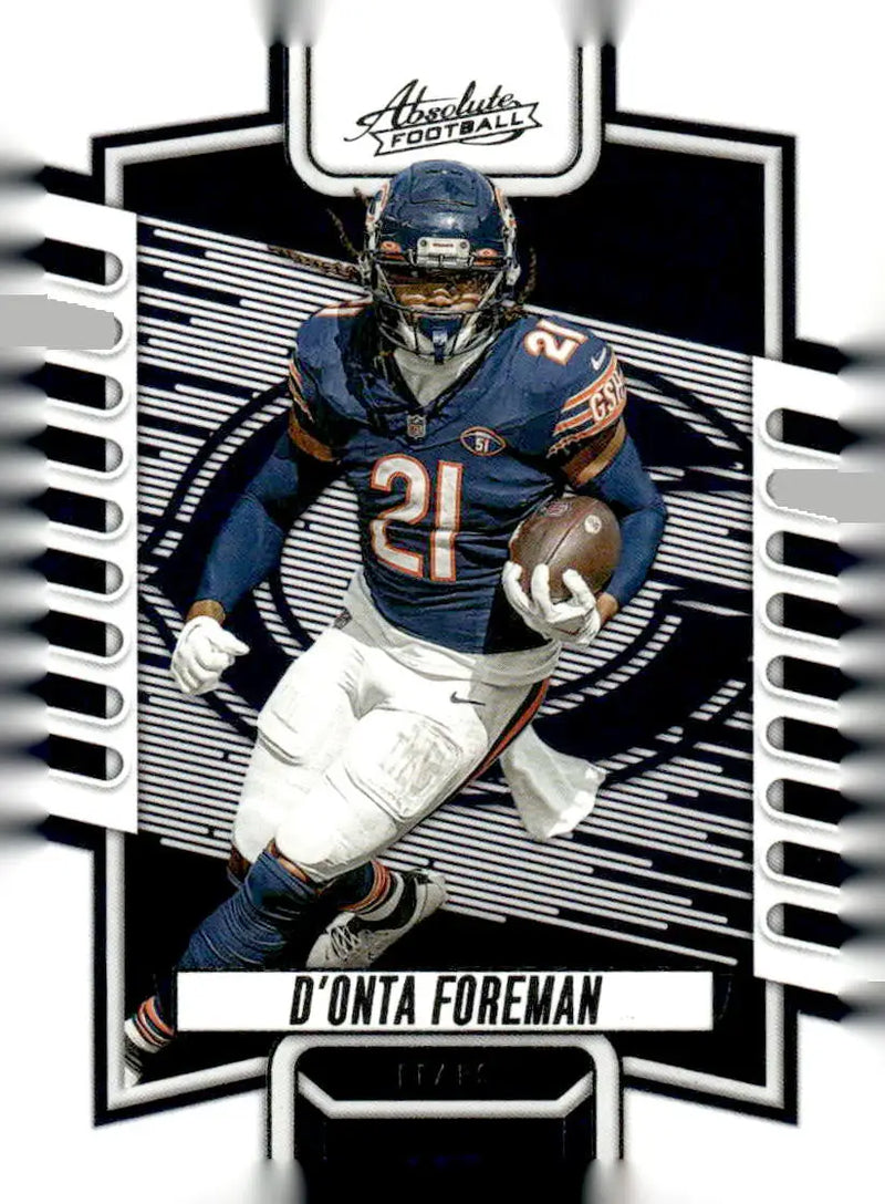 2023 Panini Absolute #62 D’Onta Foreman Retail - Football Card Single