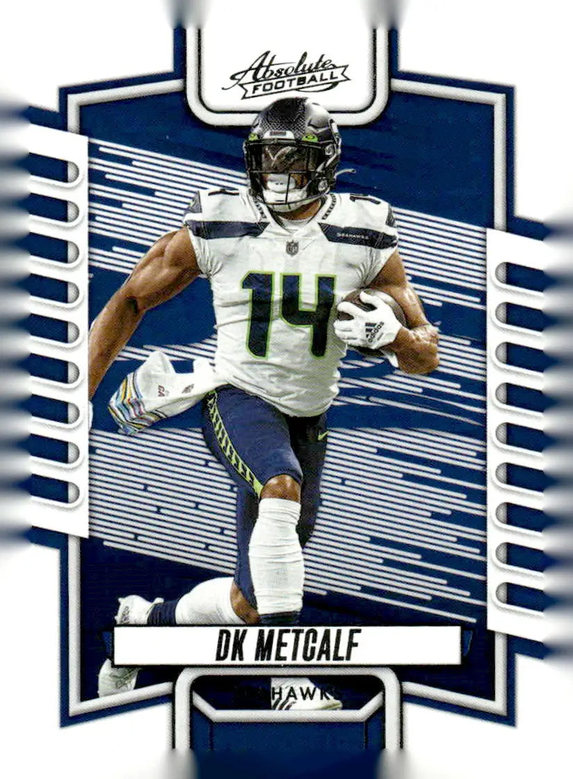 2023 Panini Absolute #67 DK Metcalf Blue - Football Card Single