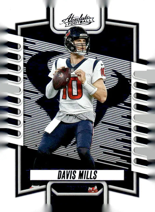 2023 Panini Absolute #8 Davis Mills Blue - Football Card Single
