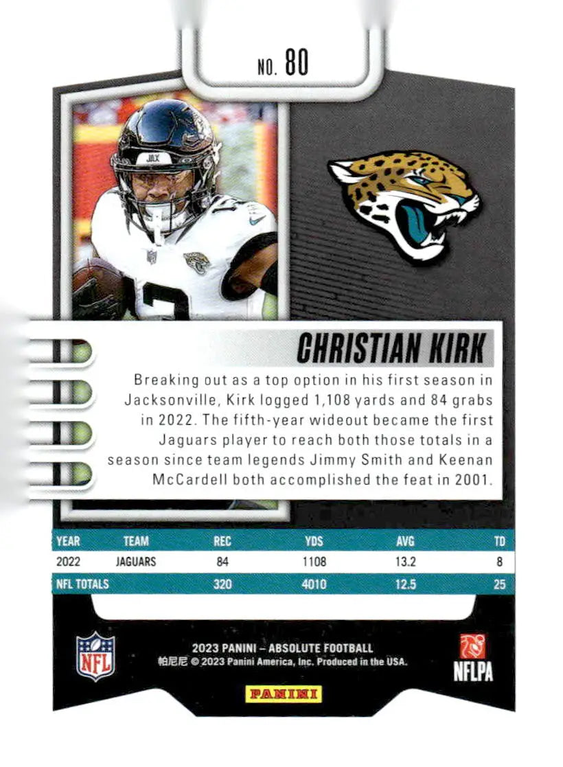 2023 Panini Absolute #80 Christian Kirk Retail - Football Card Single
