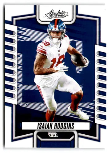 2023 Panini Absolute #90 Isaiah Hodgins NM-MT NY Giants ID:67735 - Football Card Single