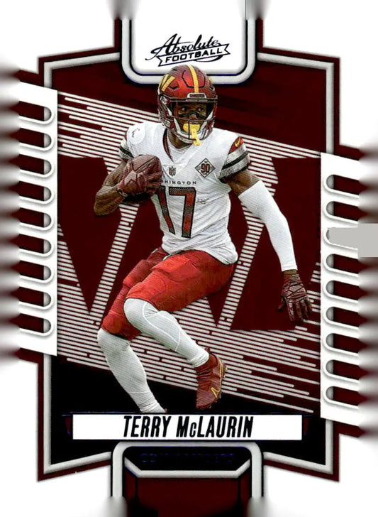 2023 Panini Absolute #92 Terry McLaurin Blue - Football Card Single