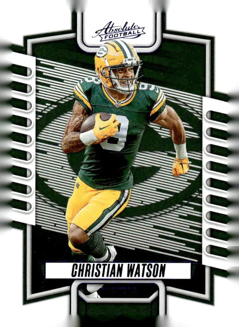 2023 Panini Absolute #95 Christian Watson Blue - Football Card Single