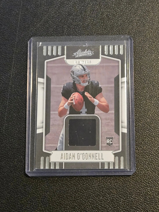 2023 Panini Absolute #ARM-35 Aidan O’Connell Absolute Rookie Materials - Football Card Single