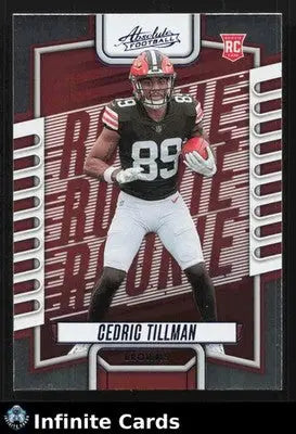 2023 Panini Absolute CEDRIC TILLMAN #127 Blue Foil Cleveland Browns RC