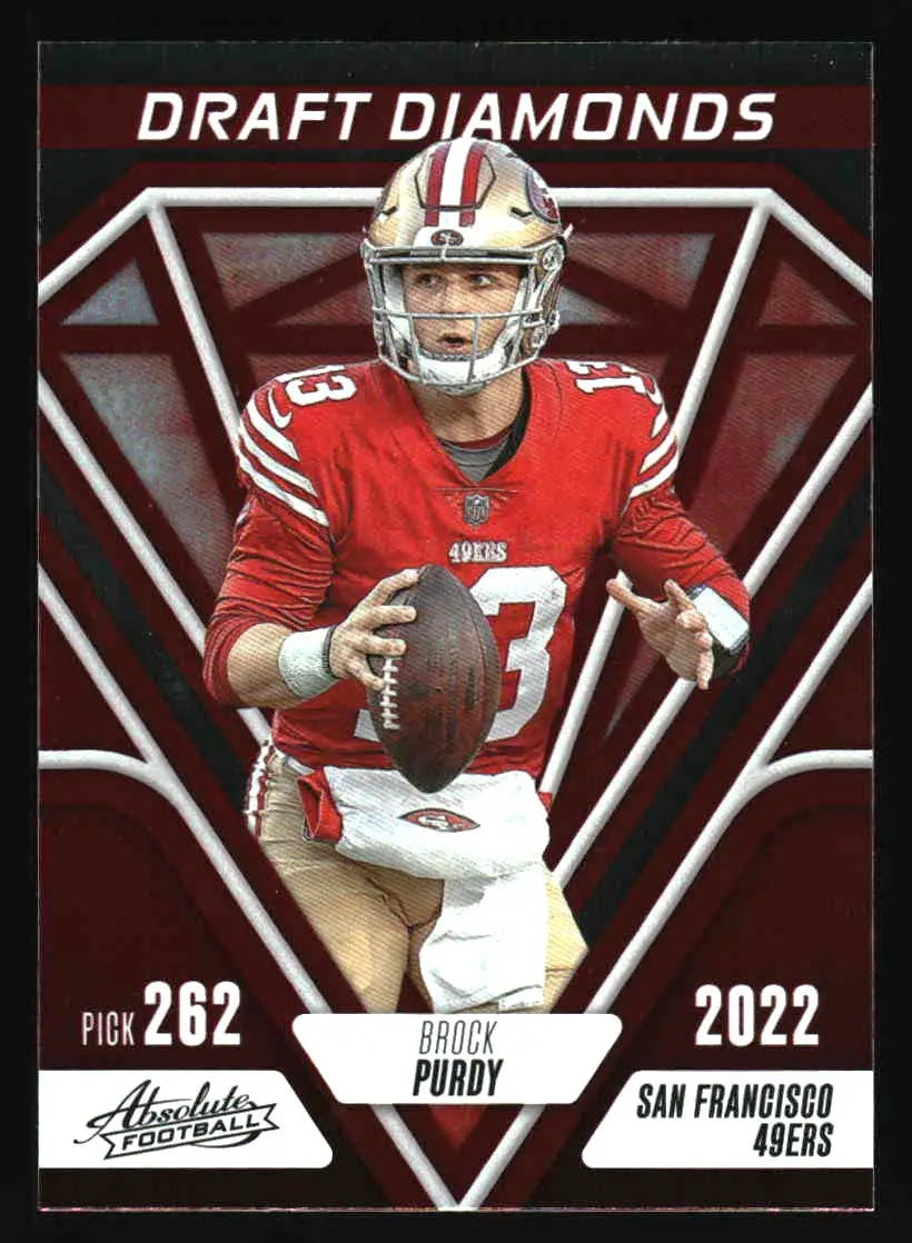 2023 Panini Absolute #DD-2 Brock Purdy Draft Diamonds - Football Card Single