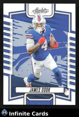 2023 Panini Absolute Football JAMES COOK #41 Buffalo Bills