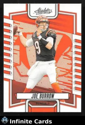 2023 Panini Absolute Football JOE BURROW #11 Cincinnati Bengals