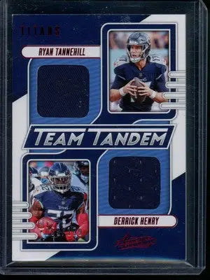 2023 Panini Absolute Football Tannehill Derrick Henry #TT-TT 59/199 Jersey Patch - Football Card Single