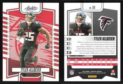 2023 Panini Absolute Football TYLER ALLGEIER #50 [Base] Atlanta Falcons